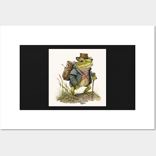 Adventurer Frog #9 Wall Art by WilbDigital